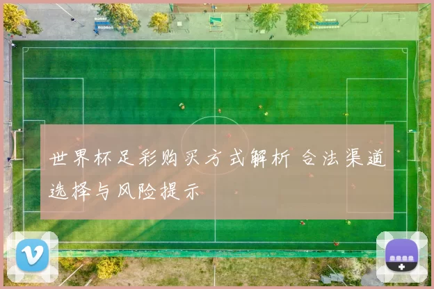 世界杯足彩购买方式解析 合法渠道选择与风险提示